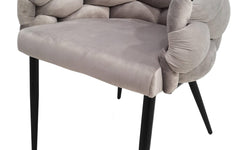 Set van 2 eetkamerstoelen Grace velvet