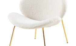 Set van 2 eetkamerstoelen Jaden bouclé