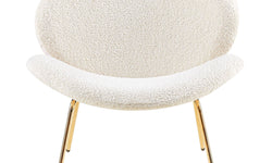 Set van 2 eetkamerstoelen Jaden bouclé