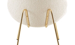 Set van 2 eetkamerstoelen Jaden bouclé