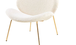 Set van 2 eetkamerstoelen Jaden bouclé
