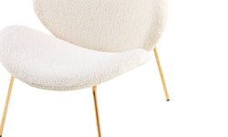 Set van 2 eetkamerstoelen Jaden bouclé