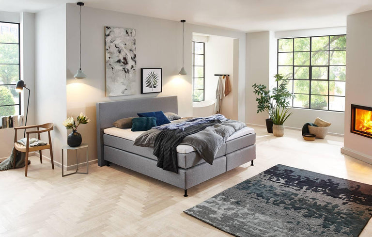 Boxspring Loft Glasgow inclusief dekbed 140 x 200 cm