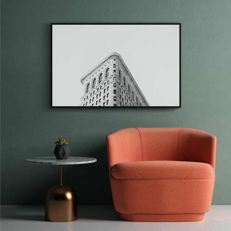 Canvas schilderij Apartment Building