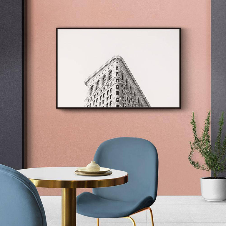 Canvas schilderij Apartment Building