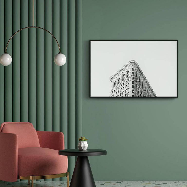 Canvas schilderij Apartment Building