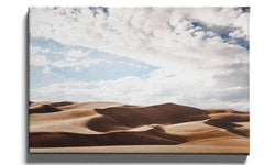 Canvas schilderij Cloudy Desert