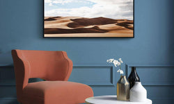 Canvas schilderij Cloudy Desert