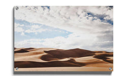 Canvas schilderij Cloudy Desert