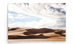 Canvas schilderij Cloudy Desert