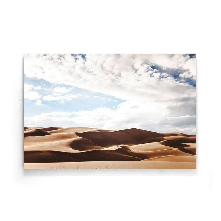 Canvas schilderij Cloudy Desert