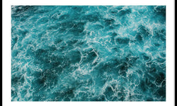 Ingelijste poster Blauwe Oceaan