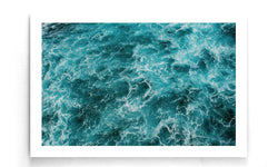 Ingelijste poster Blauwe Oceaan
