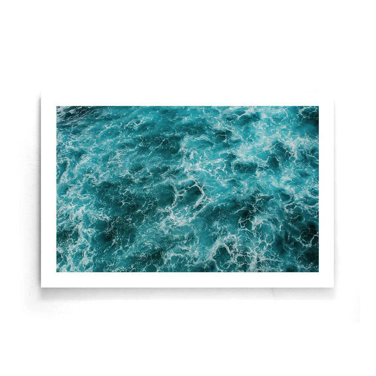 Ingelijste poster Blauwe Oceaan