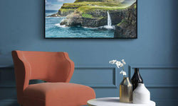 Ingelijste poster Faroe Islands