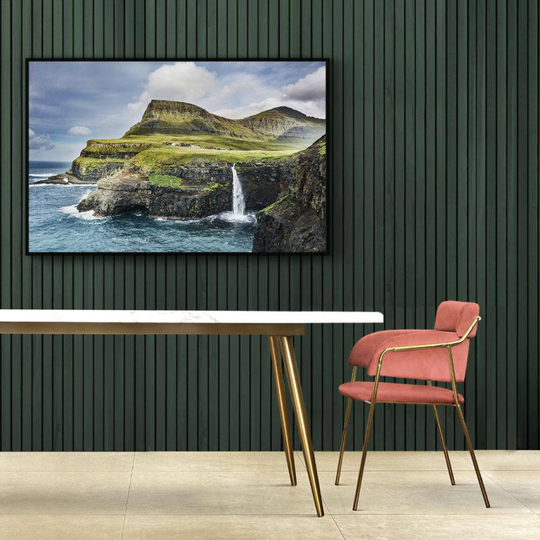 Ingelijste poster Faroe Islands