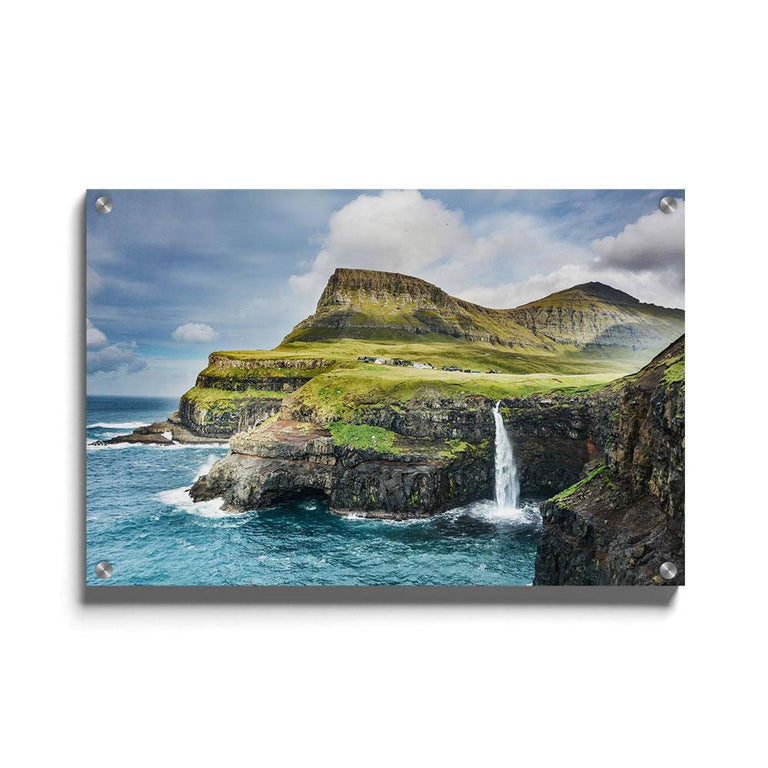 Ingelijste poster Faroe Islands