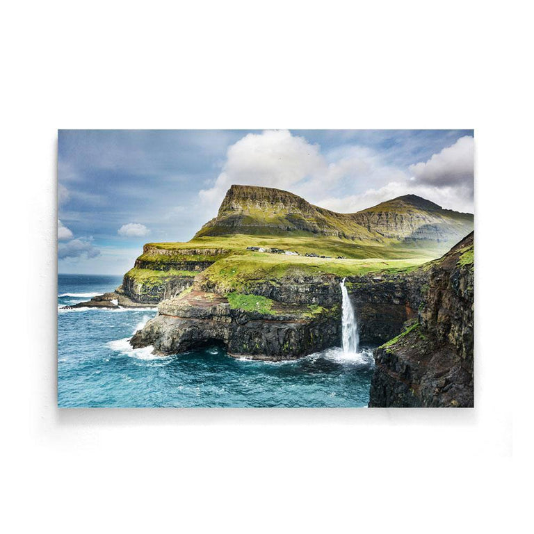 Ingelijste poster Faroe Islands