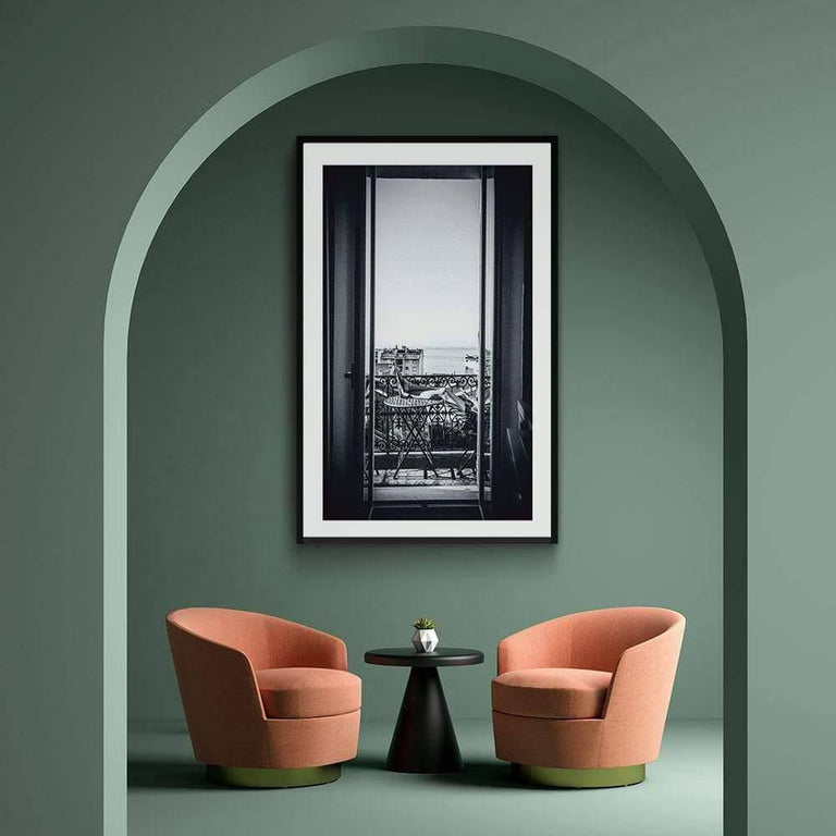 Ingelijste poster French Windowsill