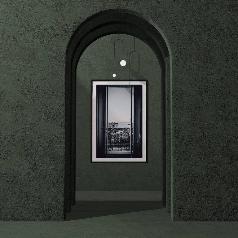 Ingelijste poster French Windowsill