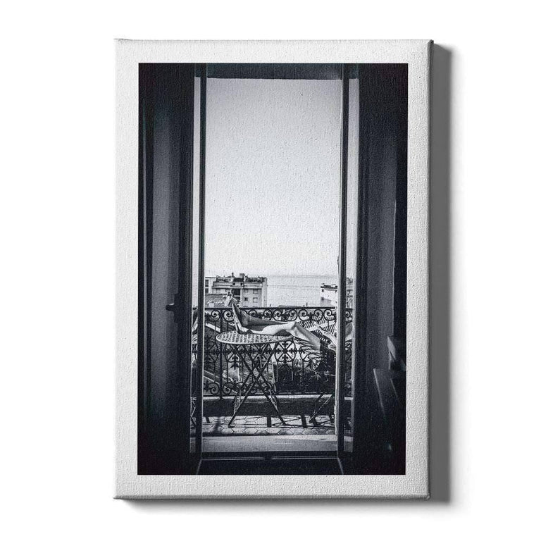 Ingelijste poster French Windowsill