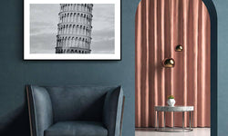 Ingelijste poster Italië Tower of Pisa