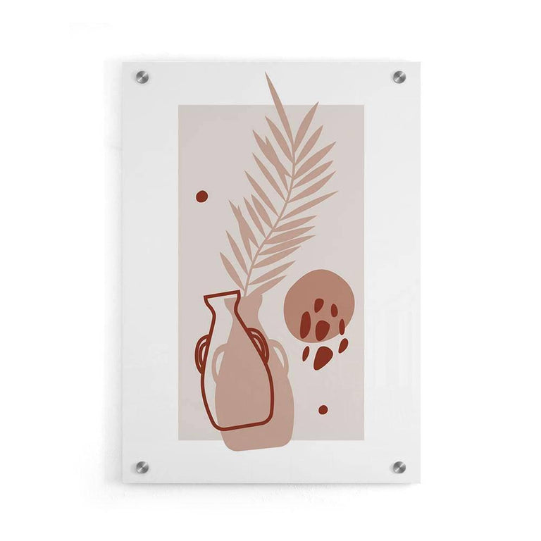 Plexiglas schilderij Abstract Pot Shadow