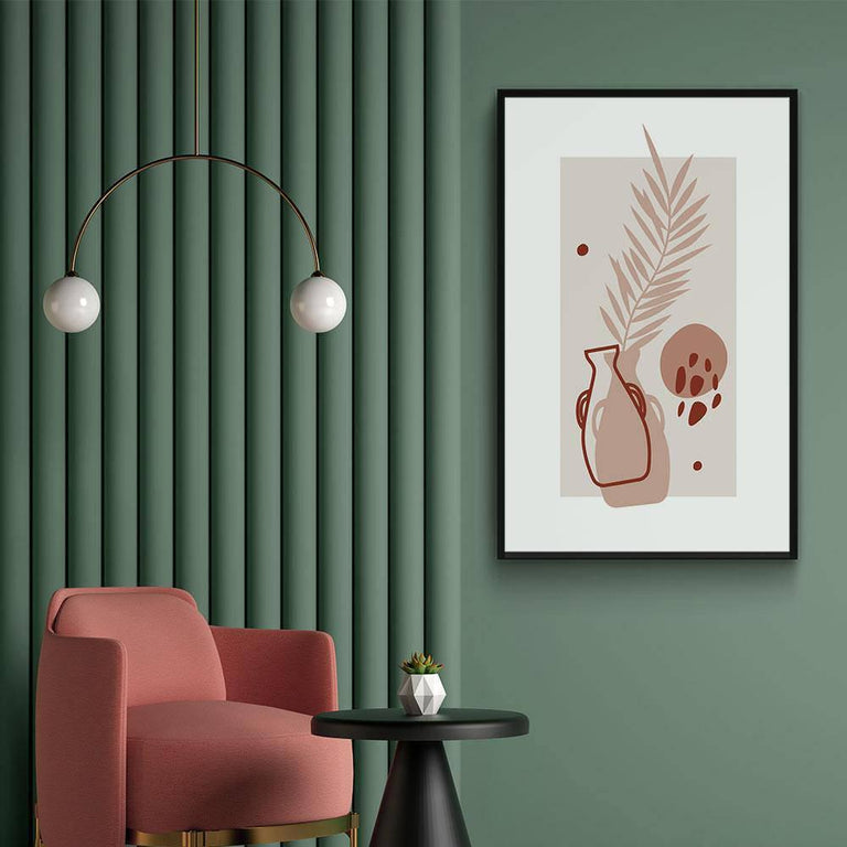 Plexiglas schilderij Abstract Pot Shadow
