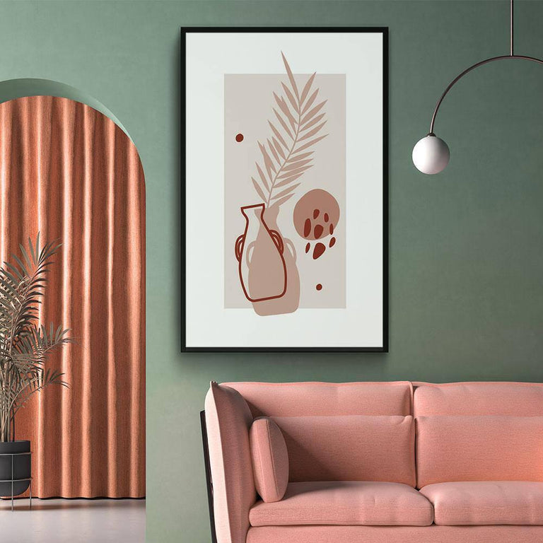 Plexiglas schilderij Abstract Pot Shadow