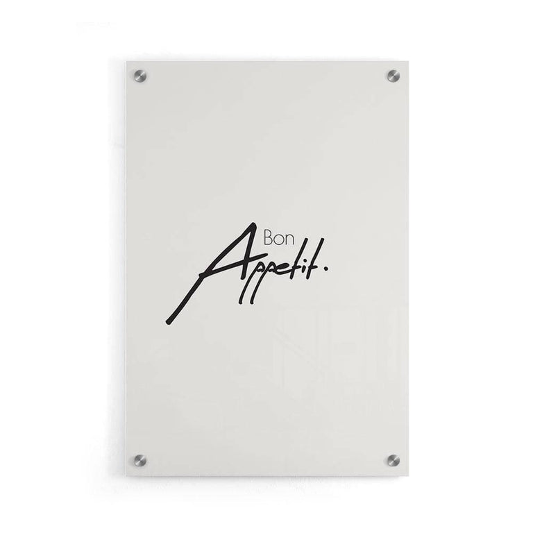 Plexiglas schilderij Bon Appetit