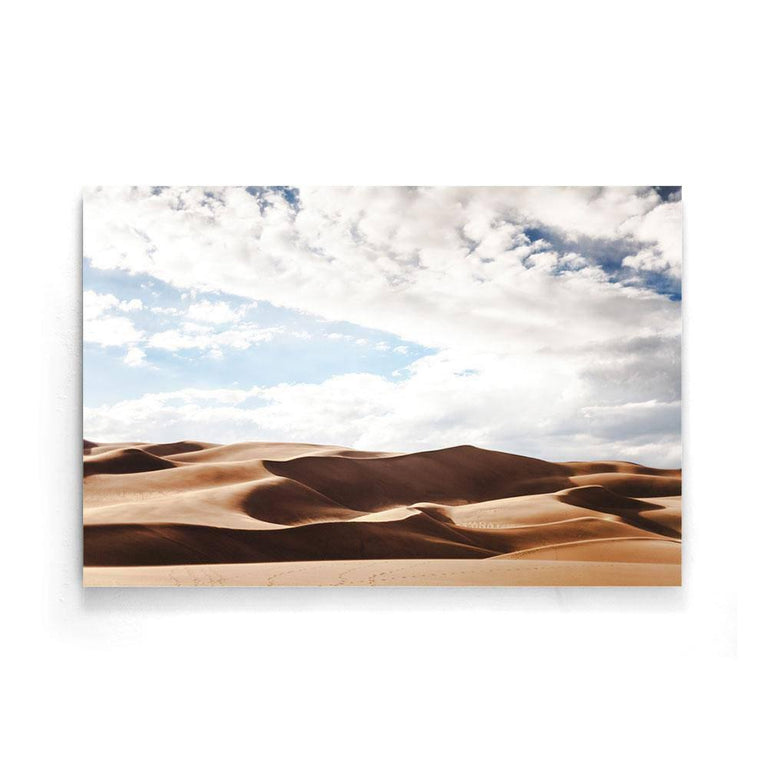 Plexiglas schilderij Cloudy Desert