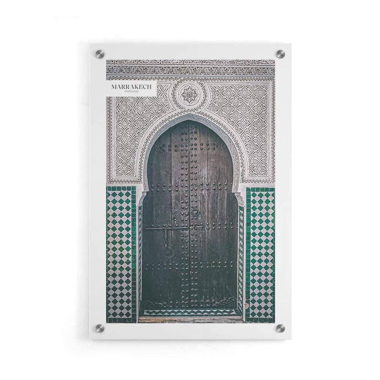 Plexiglas schilderij Doorway In Marrakech