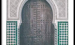 Plexiglas schilderij Doorway In Marrakech