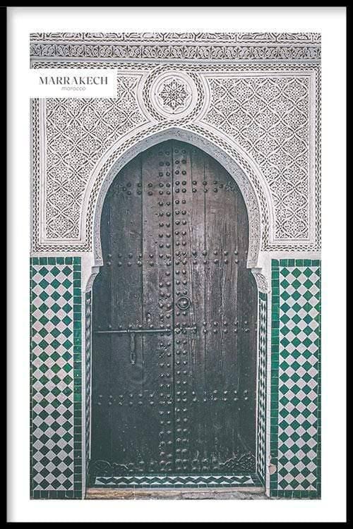 Plexiglas schilderij Doorway In Marrakech