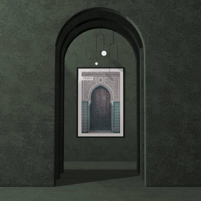 Plexiglas schilderij Doorway In Marrakech