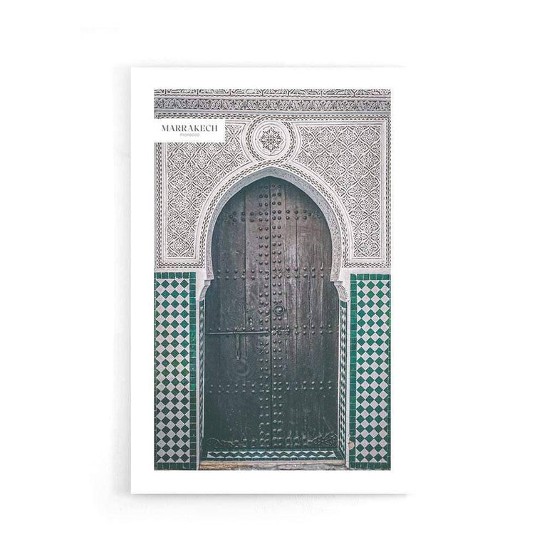 Plexiglas schilderij Doorway In Marrakech