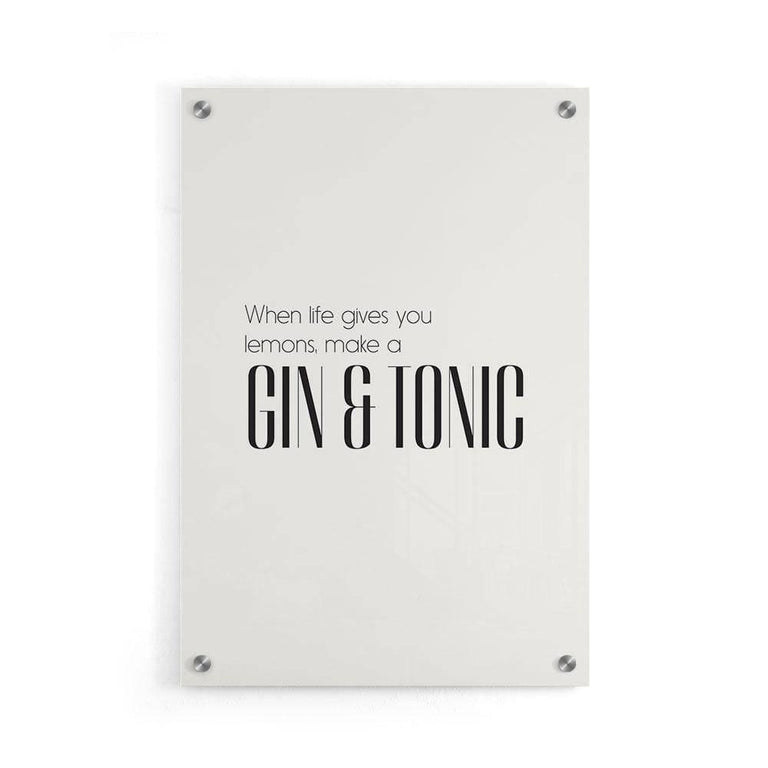 Plexiglas schilderij Gin And Tonic