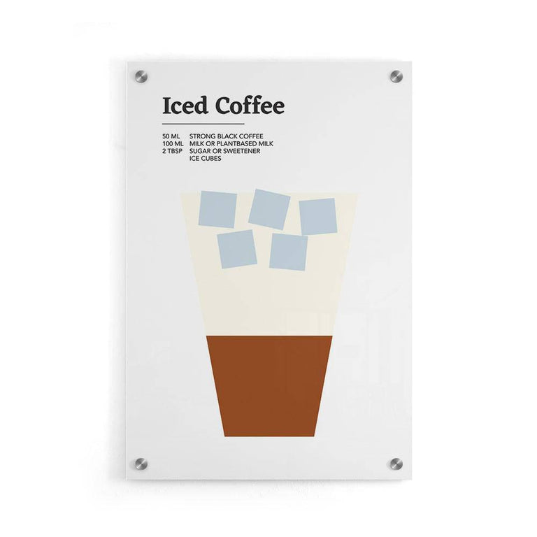 Plexiglas schilderij Iced Coffee