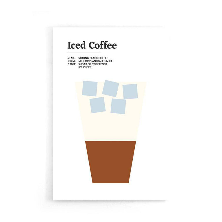 Plexiglas schilderij Iced Coffee