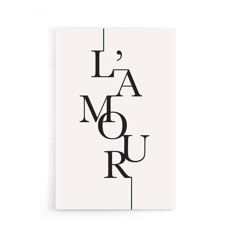 Plexiglas schilderij L'Amour