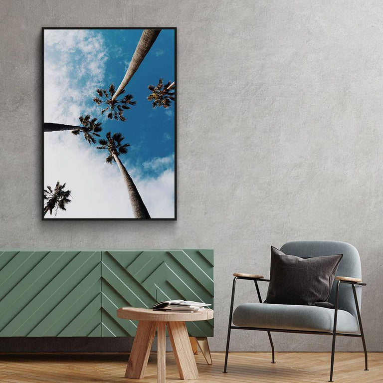 Plexiglas schilderij Palm Sky