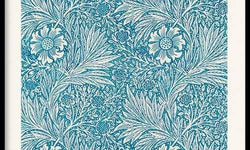 Plexiglas schilderij William Morris Blue Marigold