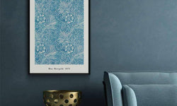 Plexiglas schilderij William Morris Blue Marigold