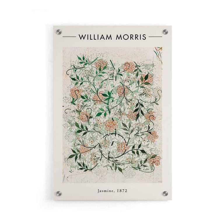 Plexiglas schilderij William Morris Jasmine