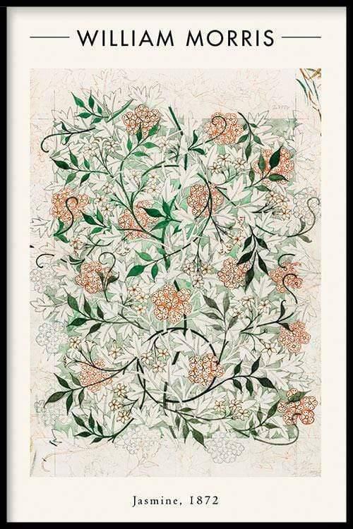 Plexiglas schilderij William Morris Jasmine