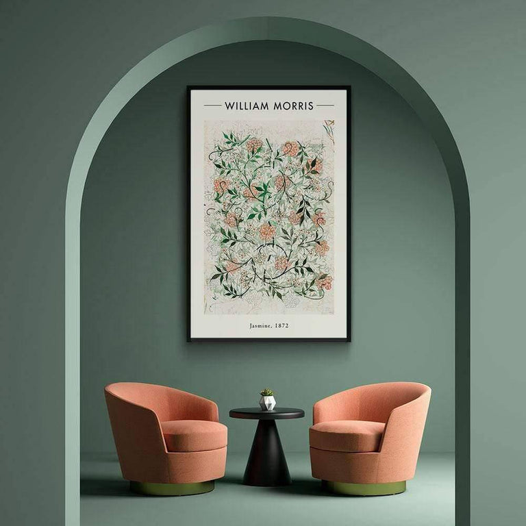 Plexiglas schilderij William Morris Jasmine