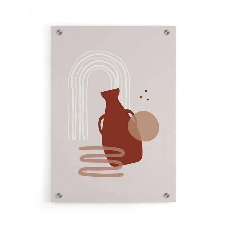 Poster Abstract Pot Shape