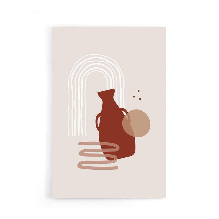 Poster Abstract Pot Shape