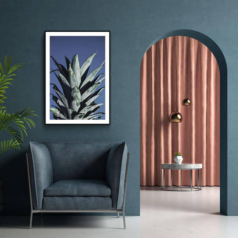 Poster Ananas Bladeren