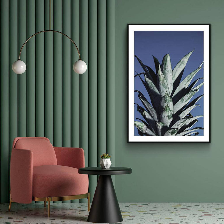 Poster Ananas Bladeren